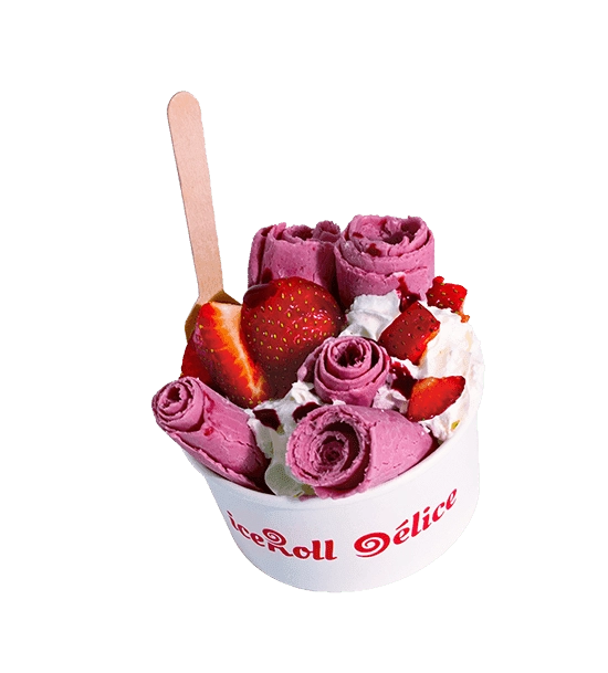 Flying Strawberry Ice Cream