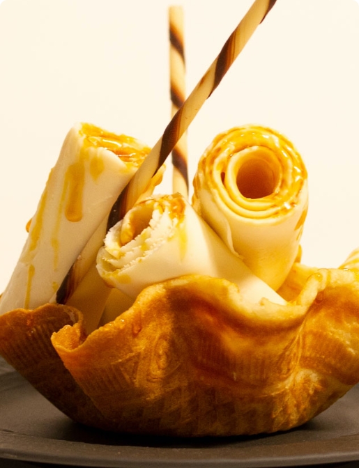 Caramel ice cream